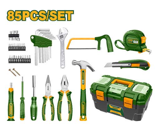 مجموعة عدة يدوية مع شنطة بلاستيك 85pcs    JDHS3B85