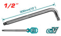 [THLHD12121] 1/2" 12" مسكة كوع طربوش طويل