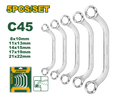 [JDFR3405] Jadever 5 PCS طقم مسنن مسنن نصف قمر