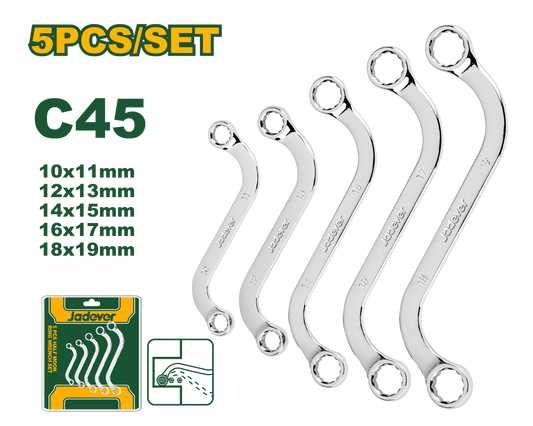 [JDFR4405] Jadever 5 PCS S-TYPE طقم مسنن مسنن