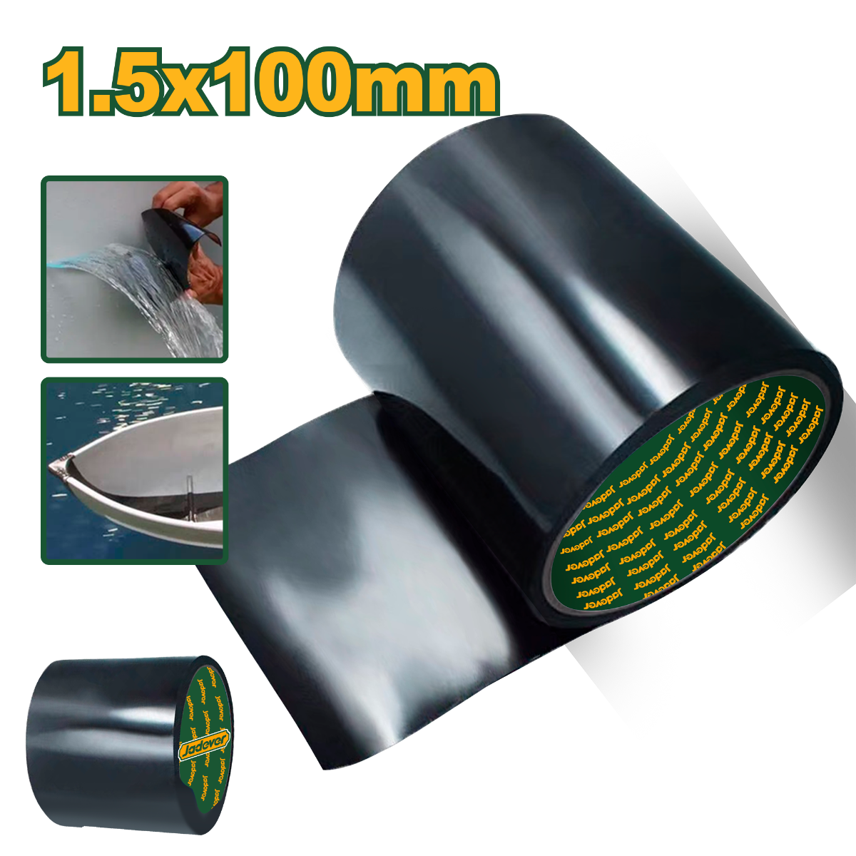 [JDPN2H10] Jadever 1.5MX100MM تلزيق عزل اسود سوبر
