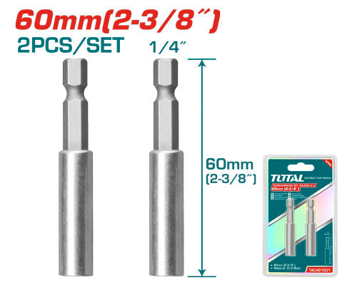 [TAC461601] 2Pcs وصلة راس مفك مغنطيس