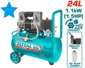 [TCS1110242] 24Lx1.5HP كومبرسور هواء بدون زيت