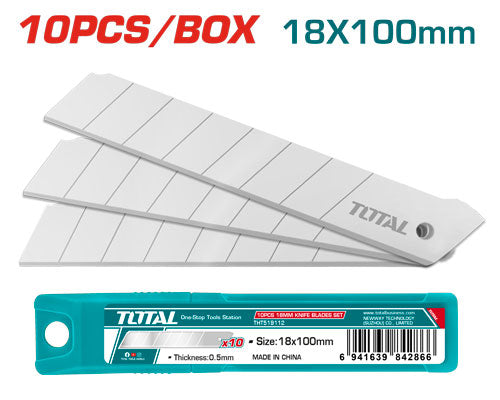 [THT519112] 10 PCS 18X100 mm شفرات فدار