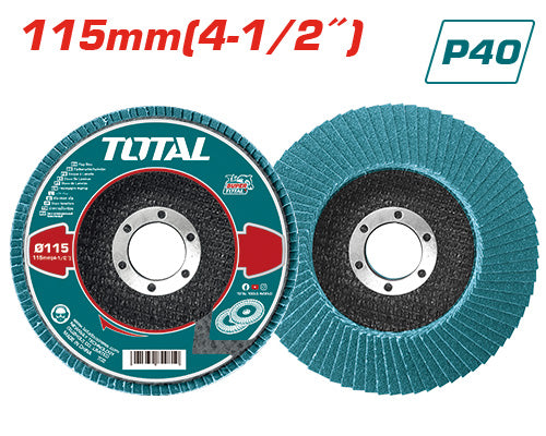 [TAC641151] 4-1/2" ديسك صاروخ لتلميع الستانلس نمرة 40