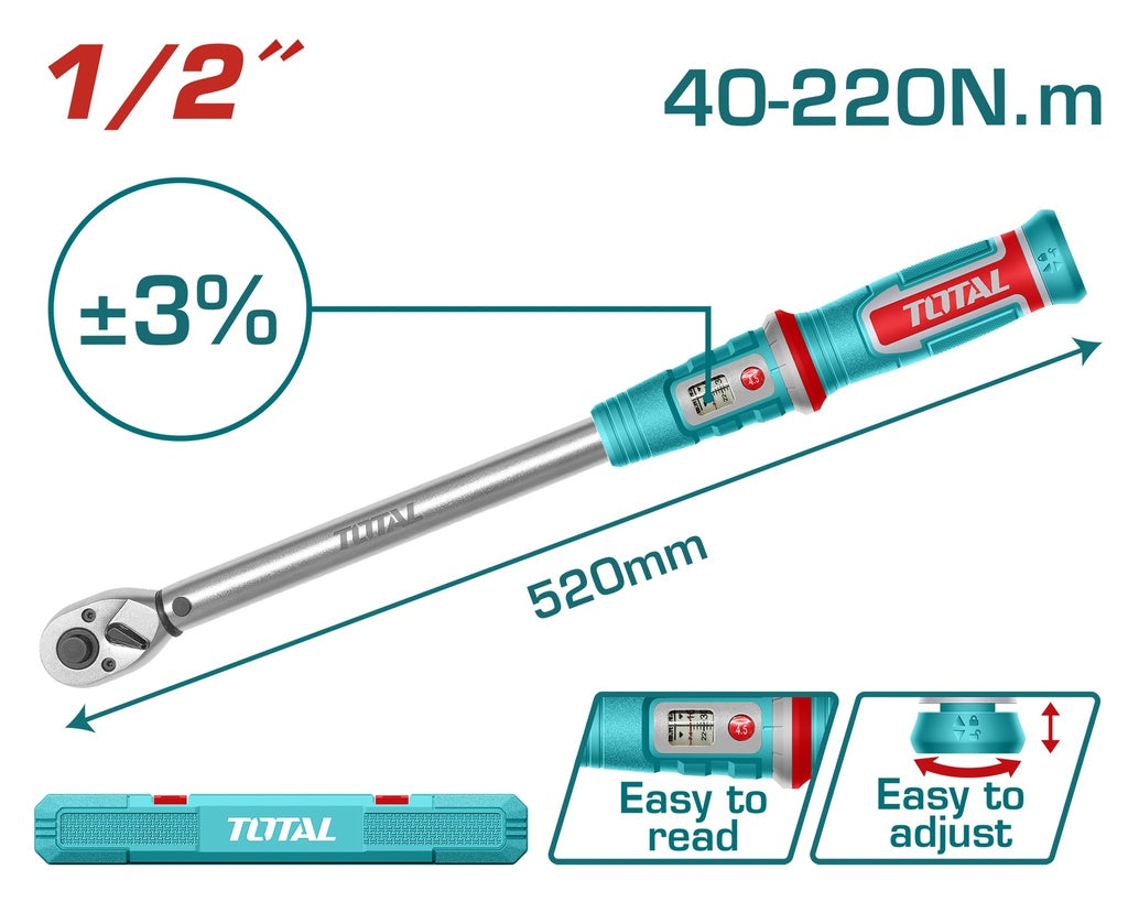 [THPTW1220N6] 1/2"X220Nm مسكة تورك