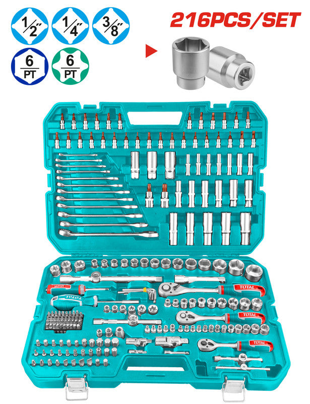 [ THKTHP22166 ] 216 Pcs شنطة عدة