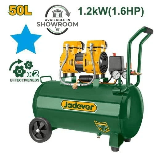 [JDAP1A25] 50Lx1.6HP كومبرسور هواء بدون زيت - J.H For Tools and Hardware