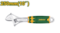 [JDAW2210] 10" 0 - 35mm مفتاح انكليزي مسكة كوتشوك - J.H For Tools and Hardware
