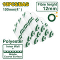 [JDCB4941] 10PCS 4"X12MM طقم خرطوشة رول دهان - J.H For Tools and Hardware