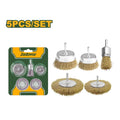 [JDCE6401] 5 PCS طقم فراشي نحاس على مقدح - J.H For Tools and Hardware