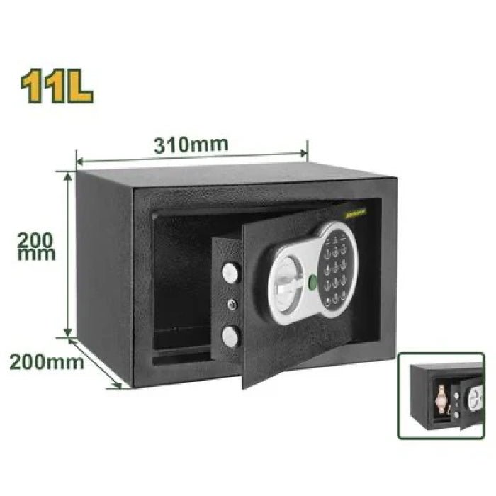 [JDEB1520] Electronic safe, 310X200X200MMX11L خزنة - J.H For Tools and Hardware