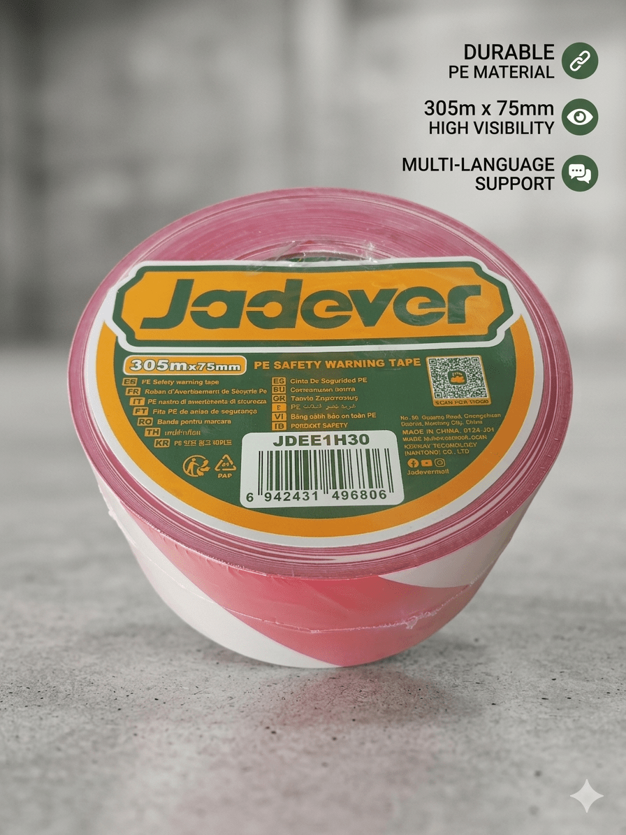 [JDEE1H30] 305MX75MMبكرة شريط تحذيري - J.H For Tools and Hardware