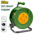 [JDEJ8380] 25M وصلة كهرباء بكرة 4 مخارج - J.H For Tools and Hardware