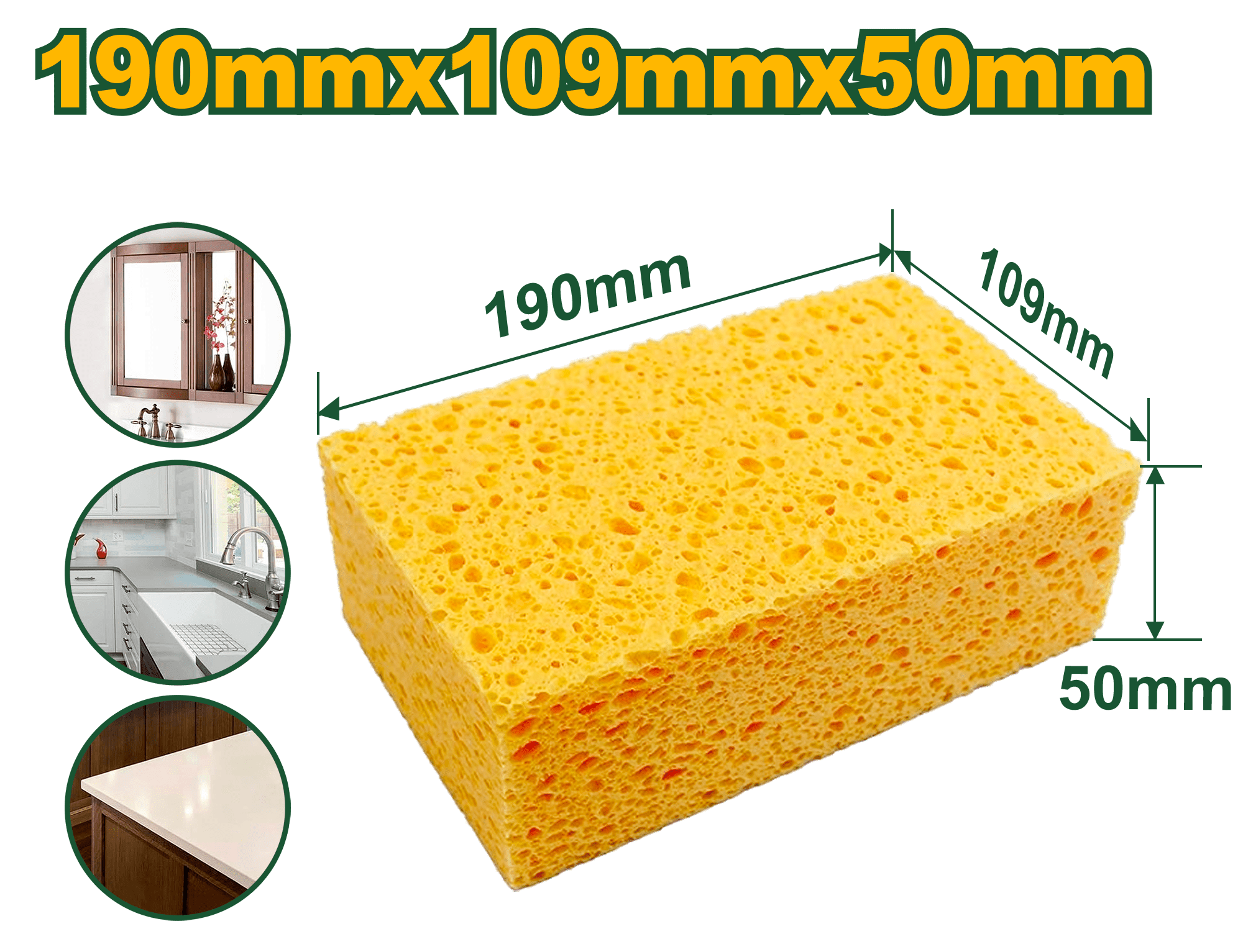 [JDGSP1901] 190mmX50mm اسفنجة روبة - J.H For Tools and Hardware