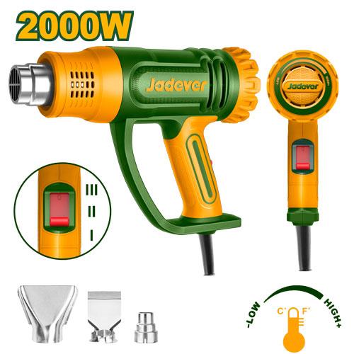 [JDHG1520] Heat gun 2000W سشوار حراري صناعي مع عيار - J.H For Tools and Hardware