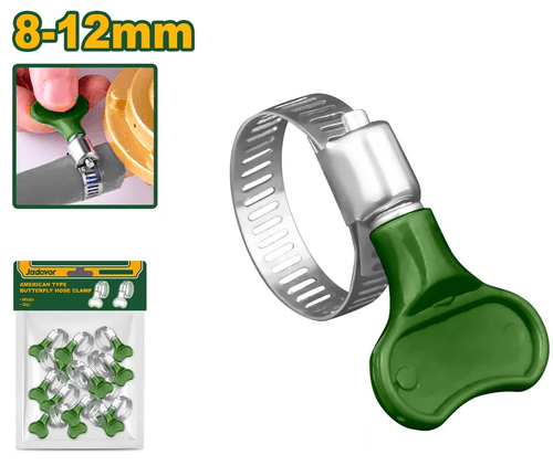[JDHU3901] 6PCS (8 - 12mm)X8mm رباط نبريش فراشة - J.H For Tools and Hardware
