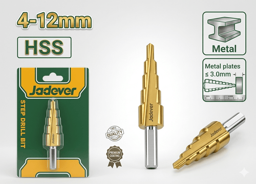 [JDJD1401]Jadever 4 - 12MM ريشة بلبل - J.H For Tools and Hardware