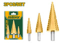 [JDJD3401] 3 Pcs step drill bit set طقم ريش حديد بلبل - J.H For Tools and Hardware