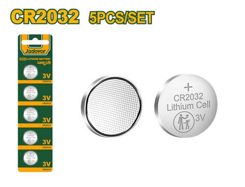[JDJX2K32] 5Pcs 3V CR2032 بطاريات على كرت - J.H For Tools and Hardware