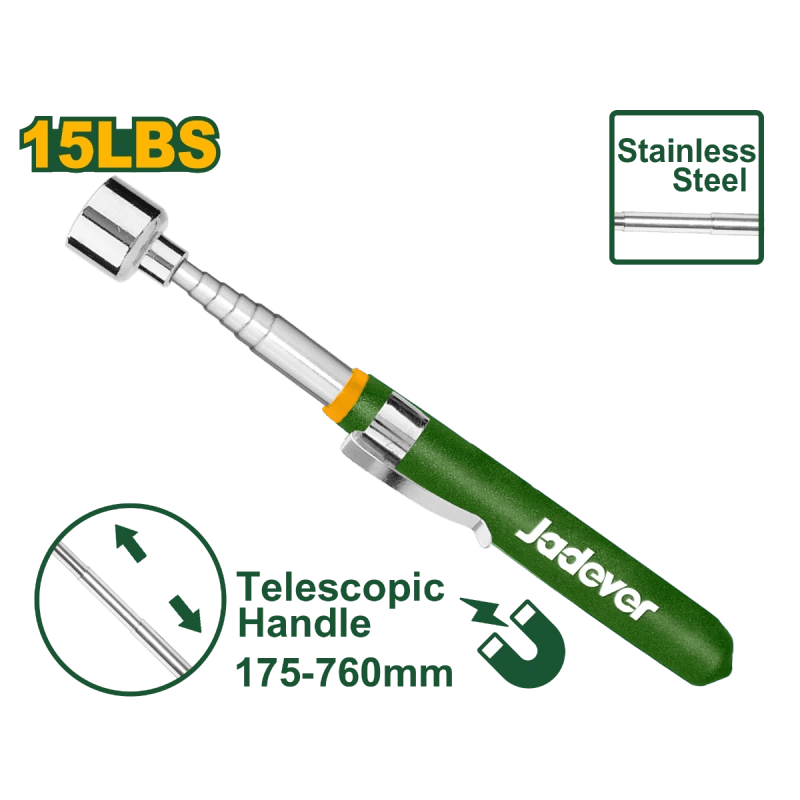 [JDME1615] 15LBX760MM قصيب سحب مغنطيس ستانلس - J.H For Tools and Hardware