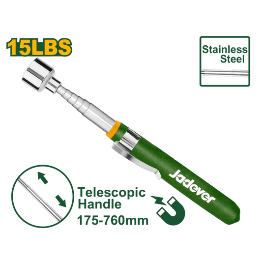 [JDME1615] 15LBX760MM قصيب سحب مغنطيس ستانلس - J.H For Tools and Hardware