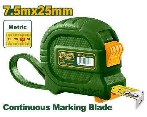 [JDMT4341] Jadever 7.5MX25MM متر بلاستيك - J.H For Tools and Hardware