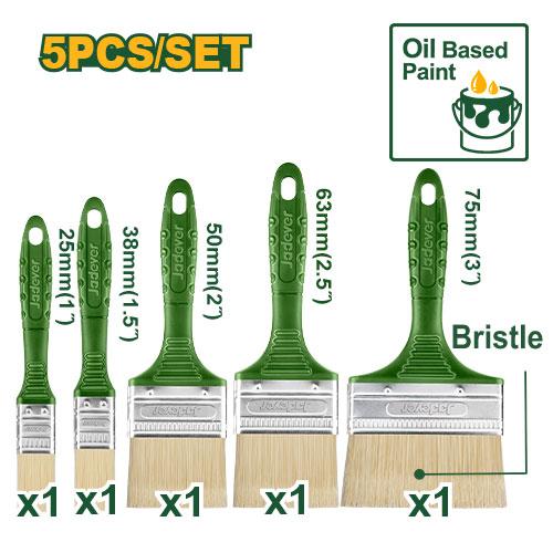 [JDPB1952] Jadever 5 Pcs طقم فراشي دهان - J.H For Tools and Hardware