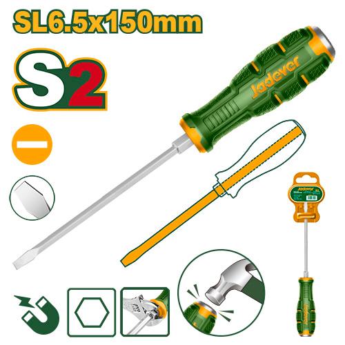 [JDQJ1266] Jadever 6.5x150MM مفك براغي ضرب شق - J.H For Tools and Hardware