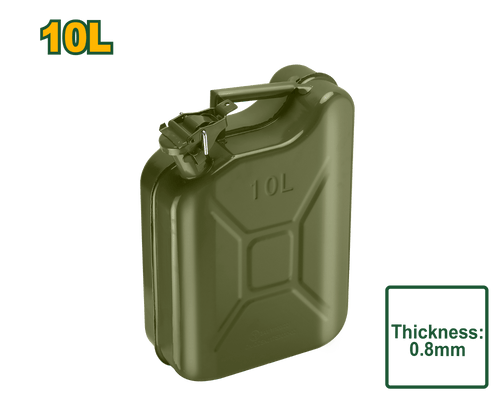 [JDQY1310] JADEVER Vertical jerrican 10L غالون مازوت حديد - J.H For Tools and Hardware