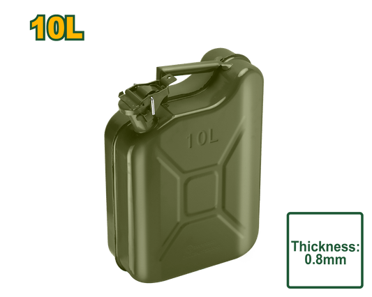 [JDQY1310] JADEVER Vertical jerrican 10L غالون مازوت حديد - J.H For Tools and Hardware