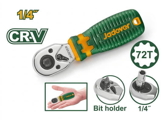 [JDRW2J14] Jadever 1/4" مسكة طقطاق - J.H For Tools and Hardware