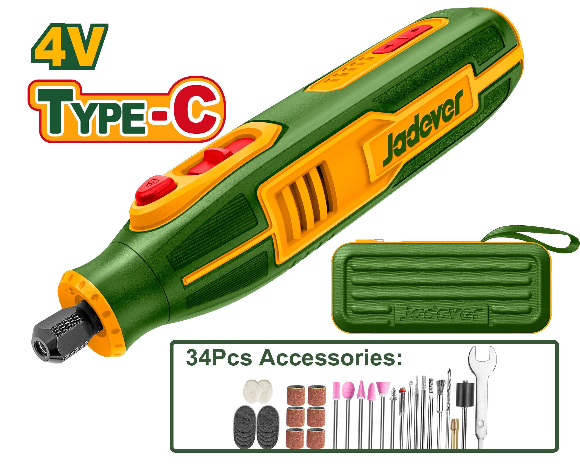 [JDRYP1504] Cordless grinder 4V TYPE C مقدح نواعم عالبطارية - J.H For Tools and Hardware
