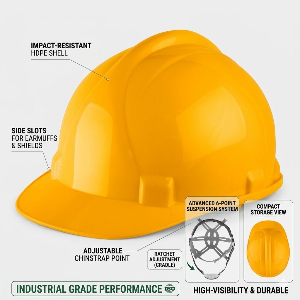 [JDSH1302] Jadever طاسة حماية موقع اصفر - J.H For Tools and Hardware