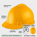 [JDSH1302] Jadever طاسة حماية موقع اصفر - J.H For Tools and Hardware
