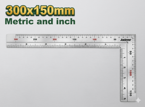 [JDSR4330] Jadever 300X150MM زاوية علام المنيوم - J.H For Tools and Hardware