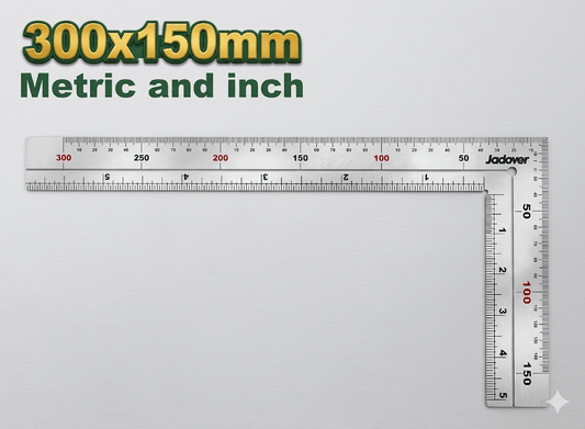 [JDSR4330] Jadever 300X150MM زاوية علام المنيوم - J.H For Tools and Hardware