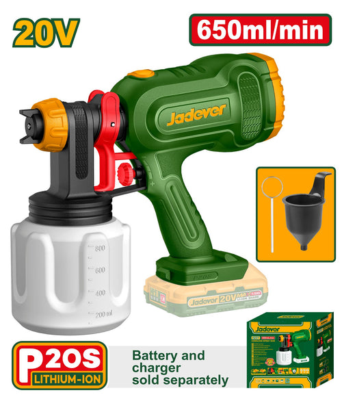 [JDSU3066] Cordless spray gun 20V (Tool Only) فرد رش بويا على البطارية ليثيوم - J.H For Tools and Hardware