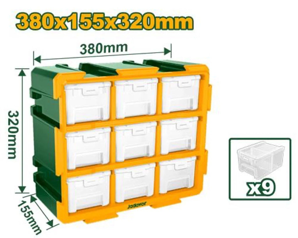 [JDTB8331] Jadeve 9 cases مجموعة علب تخزين - J.H For Tools and Hardware