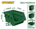 [JDTB8336] Jadever 6Pcs 165mm طقم جوارير تخزين - J.H For Tools and Hardware