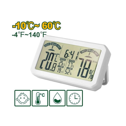 [JDTM1505] Jadever ساعة حرارة ورطوبة - J.H For Tools and Hardware
