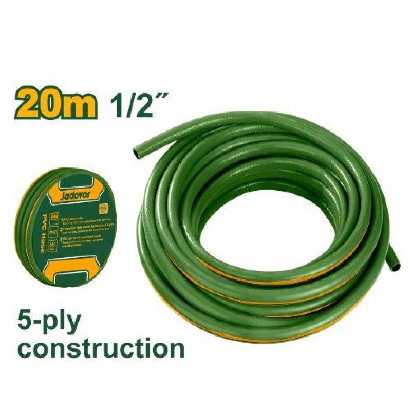 [JDYP1E20] JADEVER 20m 1/2" Hose نبريش مياه بلاستيك - J.H For Tools and Hardware
