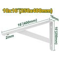 [JDZJ2340] Jadever 25x40CMx50KG زاوية رف ابيض مع دعمة - J.H For Tools and Hardware