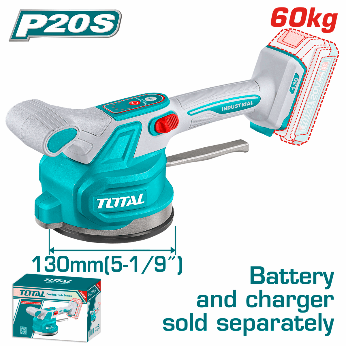 رجراج بلاط عالبطارية TTVLI2001 - J.H For Tools and Hardware