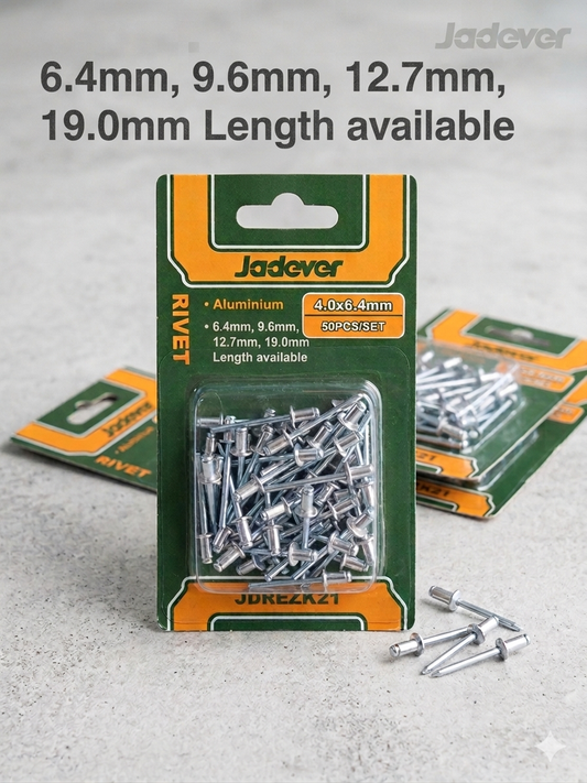 [JDREZK2*] Jadever 50pcs 4.0mm طقم تباشيم المنيوم