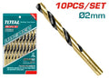 [TAC100203]10Pcs HSS drill bit 2.0mm ريشة حديد - J.H For Tools and Hardware