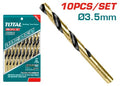 [TAC100353] 10Pcs HSS drill bit 3.5mm ريشة حديد - J.H For Tools and Hardware