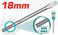 [TAC152218x1] TOTAL 18X25MM SDS MAX ازميل - J.H For Tools and Hardware