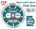 [TAC2111153] 115(4 - 1/2")x7.5x22mm D ديسك الماس - J.H For Tools and Hardware