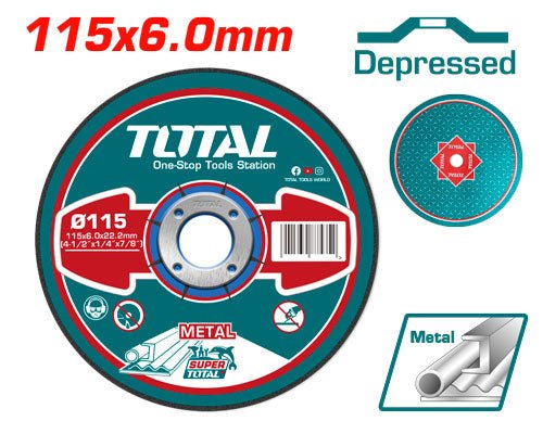 [TAC2231151] 115X6.0X22.2mm ديسك جلخ حديد - J.H For Tools and Hardware